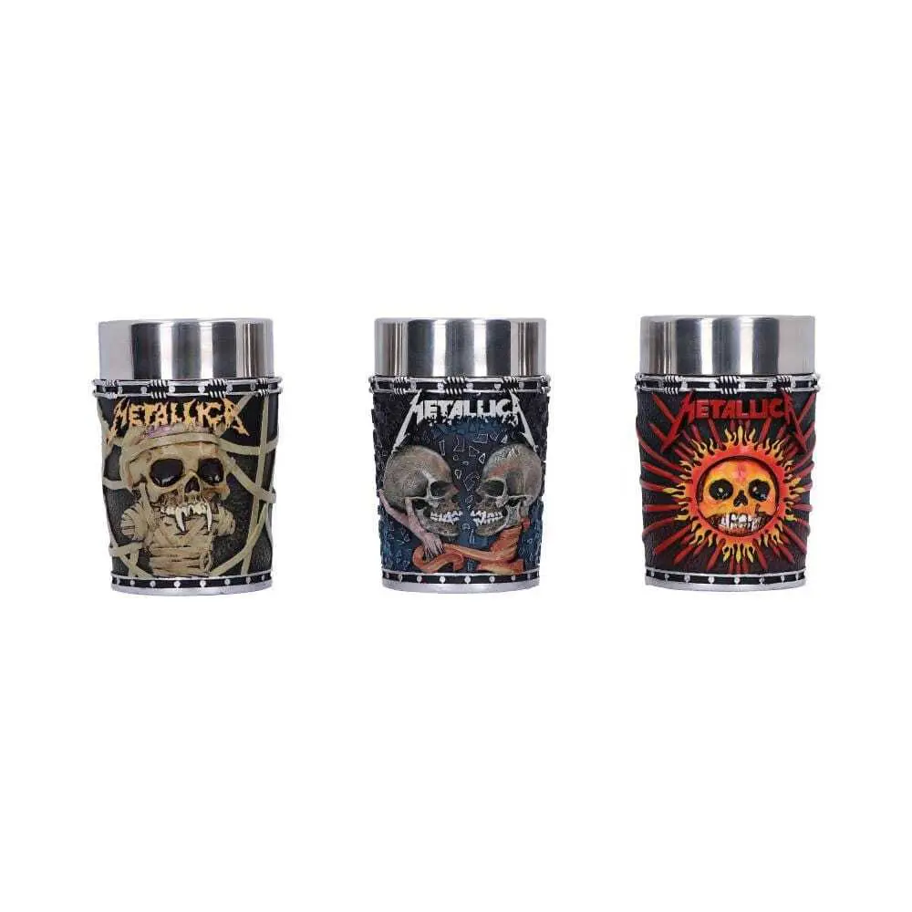 Verre à shot Nemesis Now Metallica Pushead Art (x3)