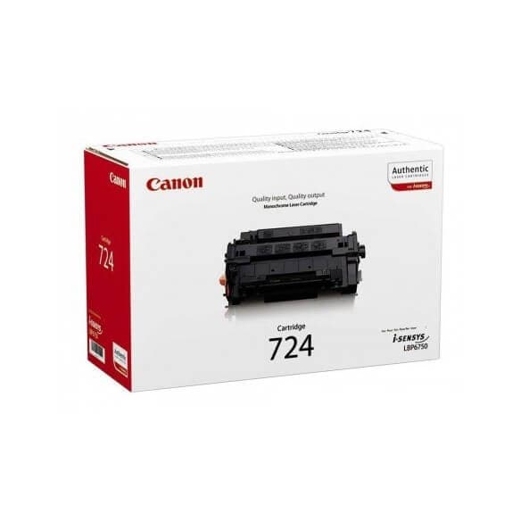 Canon 724 cartouche de toner noir d'origine 6000 pages - 3481B002